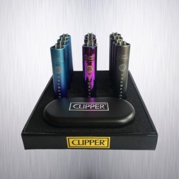CLIPPER DRUMATCH KOVOVÝ / ČIERNO-ŠEDÝ