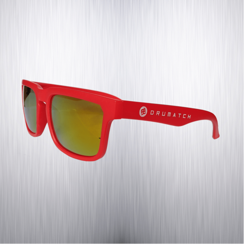 SUNGLASSES DRUMATCH RED MIRROR