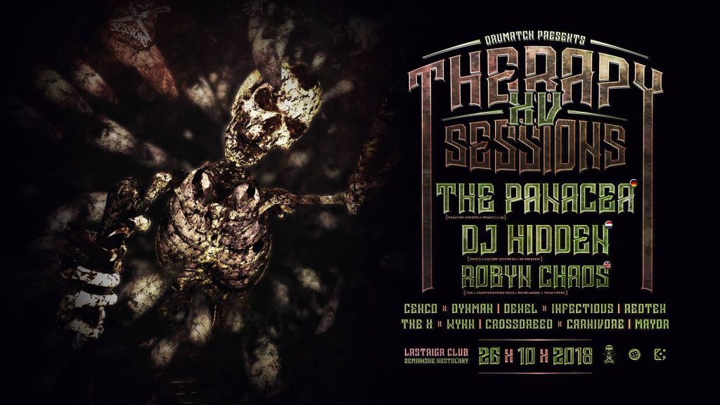 Drumatch presents: Therapy Sessions XV / Slovakia / 26.10.2018 /