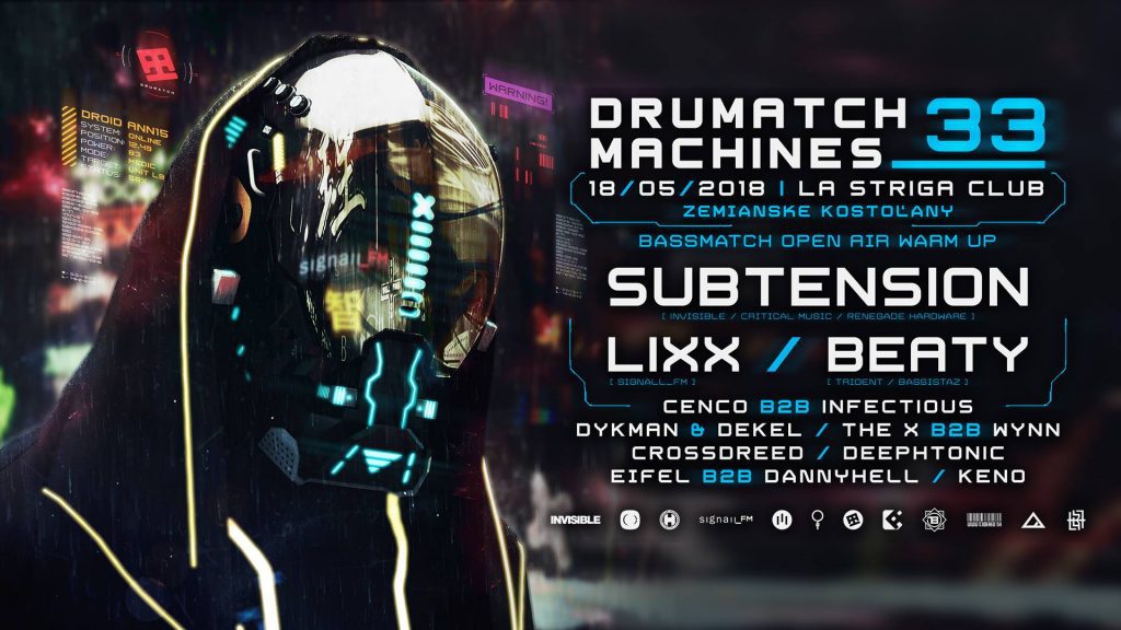 Drumatch Machines 33 / Bassmatch Warm Up / 18.5.2018 / Lastriga Club /