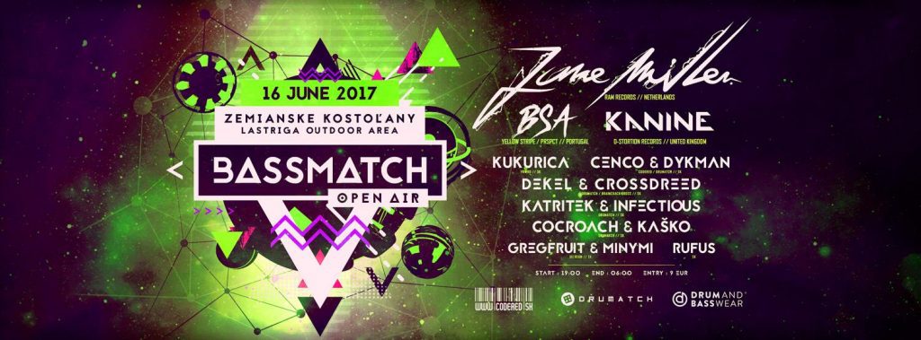 Bassmatch Open Air 2017 with June Miller, BSA, Kanine