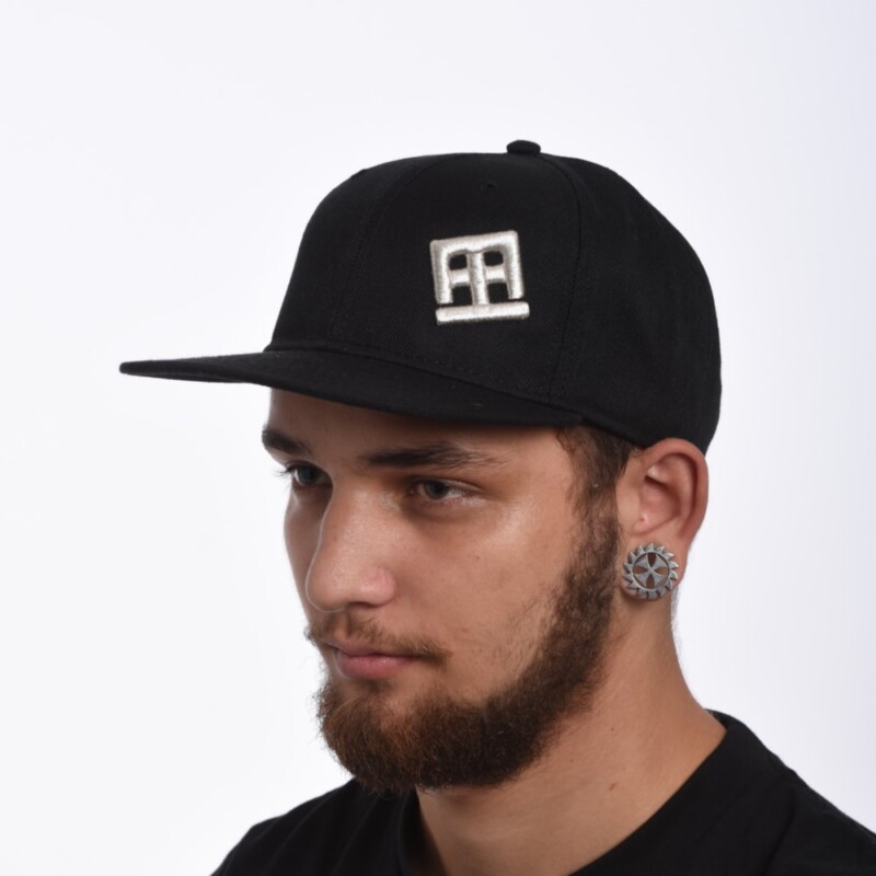 SNAPBACK DRUMATCH BASIC BLACK & SILVER
