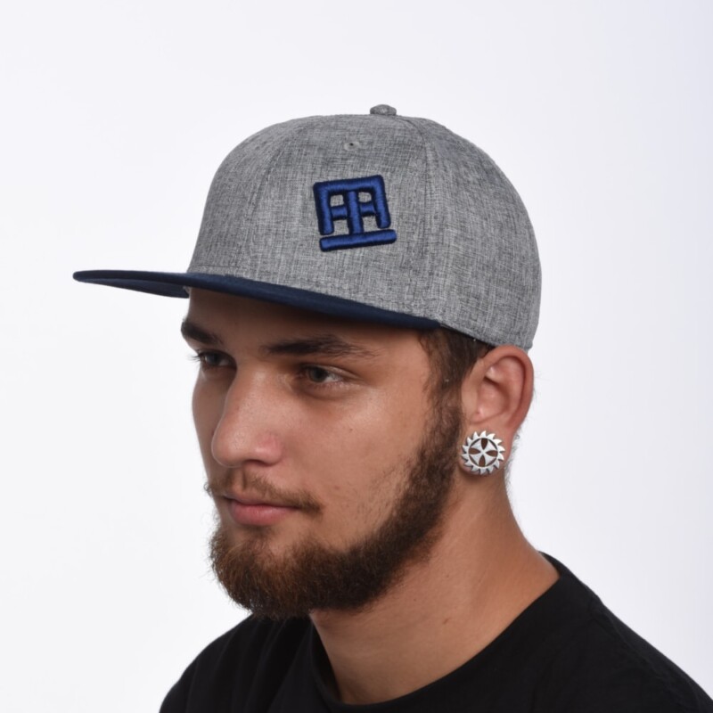 SNAPBACK DRUMATCH BASIC GREY & BLUE