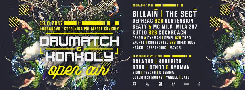 ★ Drumatch & Konkoly Open Air 2017 ★ 19.08. Hurbanovo ★