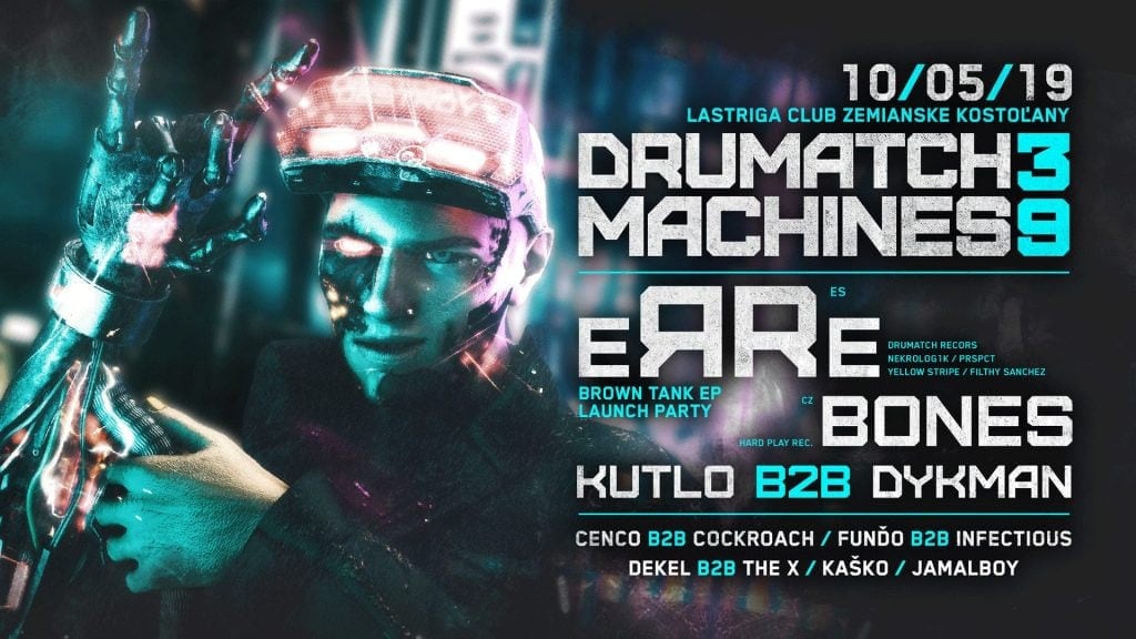 Drumatch Machines 39 with eRRe / 10.5.2019 / Lastriga Club