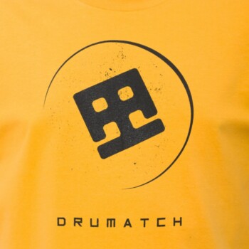 T-SHIRT DRUMATCH PLANET YELLOW