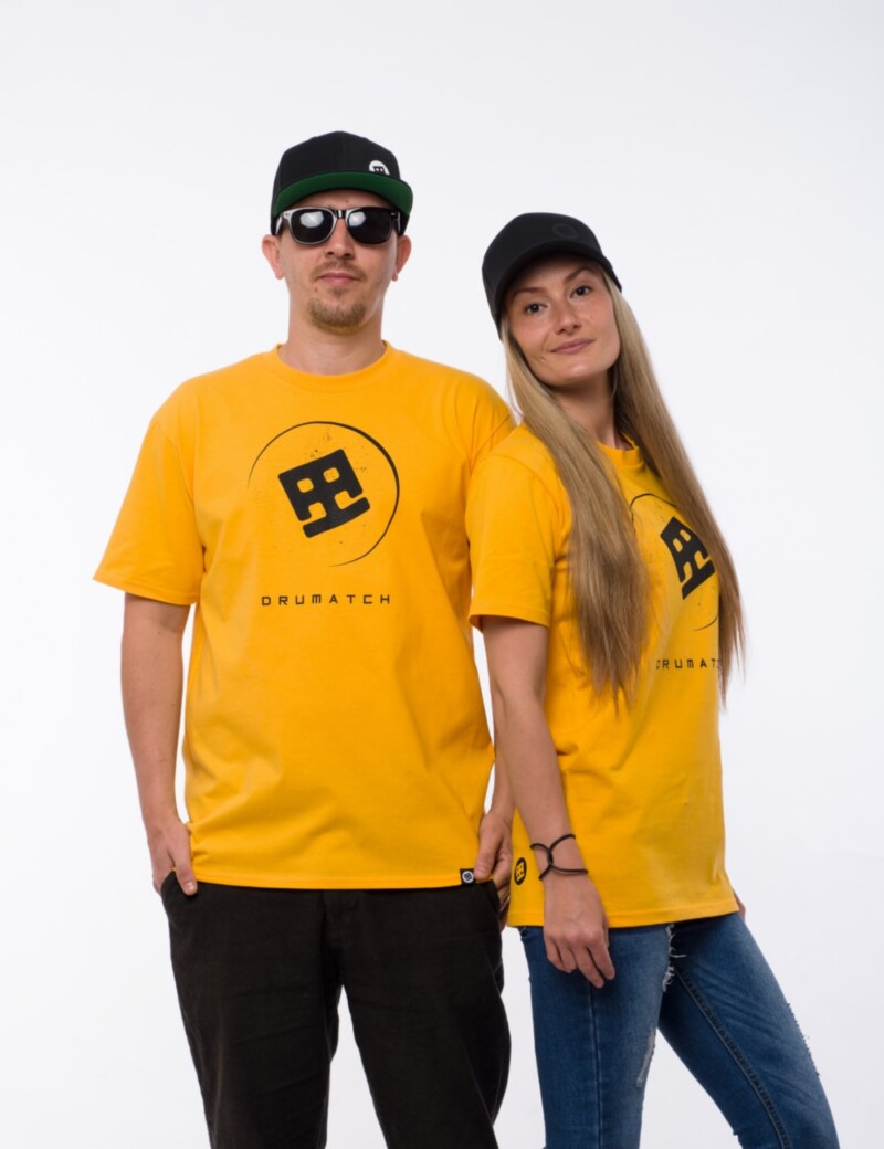 T-SHIRT DRUMATCH PLANET YELLOW