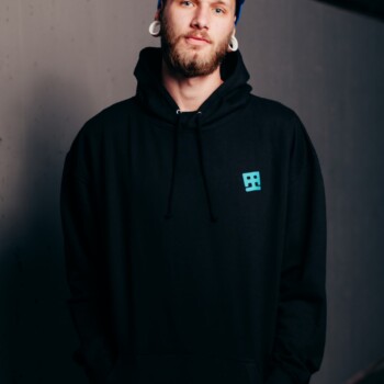 HOODIE DRUMATCH ALIEN BLACK