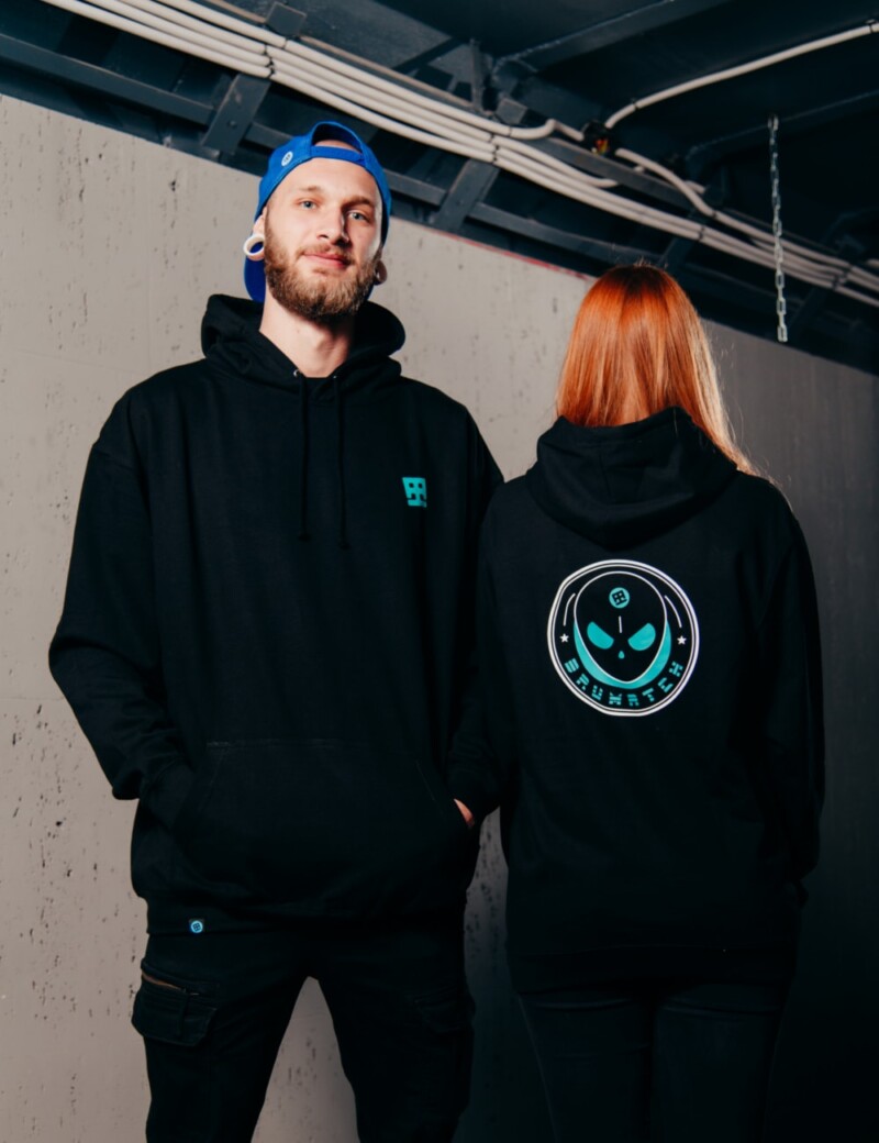 HOODIE DRUMATCH ALIEN BLACK