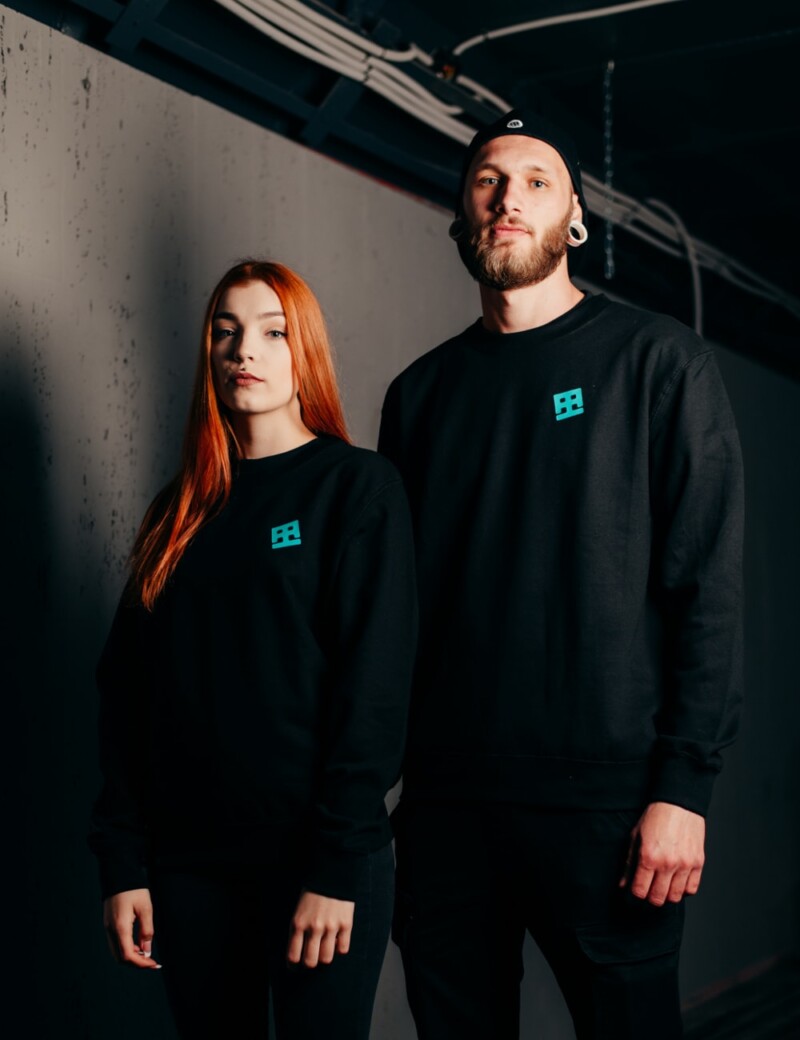 SWEATSHIRT DRUMATCH ALIEN BLACK