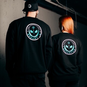 SWEATSHIRT DRUMATCH ALIEN BLACK