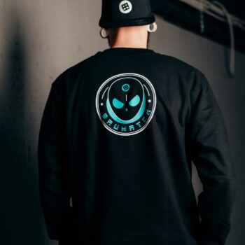SWEATSHIRT DRUMATCH ALIEN BLACK
