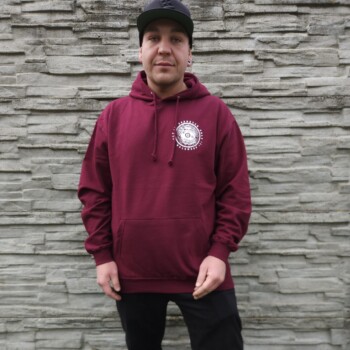 HOODIE DRUMATCH RAVEN BURGUNDY