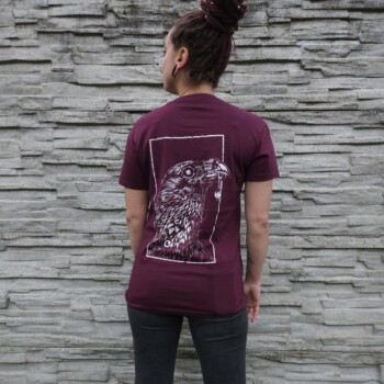 HOODIE DRUMATCH RAVEN BURGUNDY